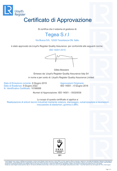 Certificazioni