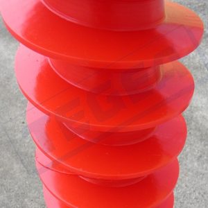 Adiprene, Polyurethane or Vulkollan screws