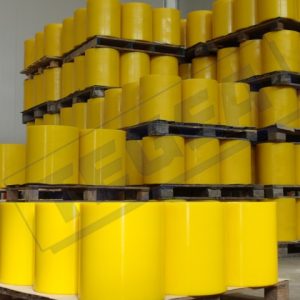 Rollers coated with Adiprene, Polyurethane or Vulkollan