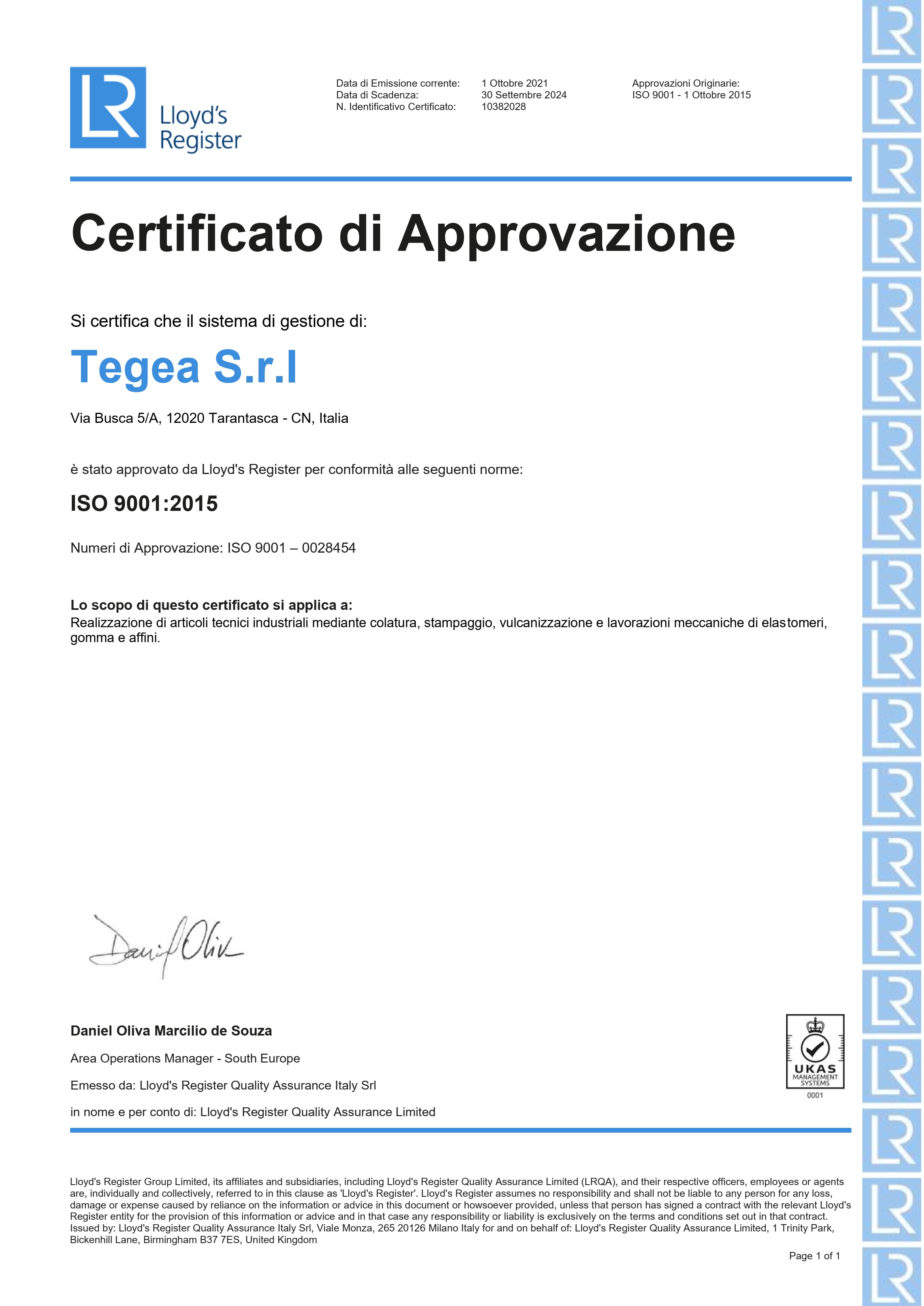 Certificazioni